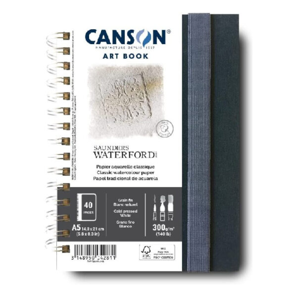 CANSON - Carnet "Art Book Saunders Waterford" - A5 Portrait chez librairie copie sousse