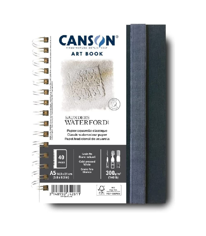 CANSON - Carnet "Art Book Saunders Waterford" - A5 Portrait chez librairie copie sousse