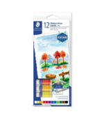 Pack De 12 Peintures aquarelles Staedtler Design Journey chez librairie copie sousse