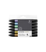 Set De 6 Promarkeur Métalliques – Winsor & Newton chez librairie copie sousse