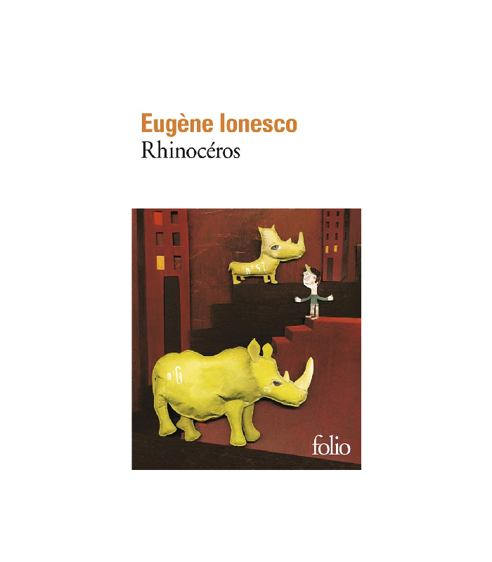 Rhinoceros (Folio) , Eugene Ionesco chez librairie copie sousse