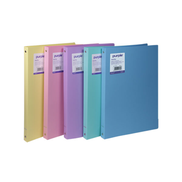 Classeur pp souple pastel purple 20mm chez librairie copie sousse