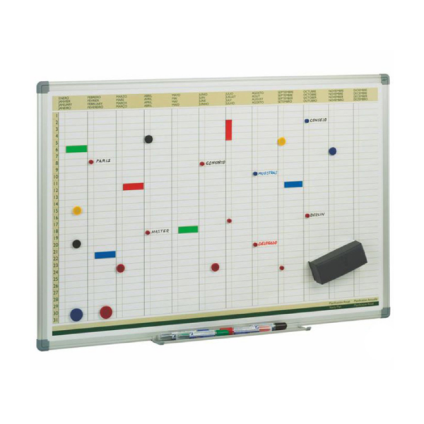 tableau planificateur annuel faibo 60 x 90 cm chez librairie copie sousse