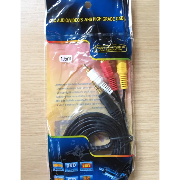 ofc audio/videos-vhs high grade cable 1.5 chez librairie copie sousse