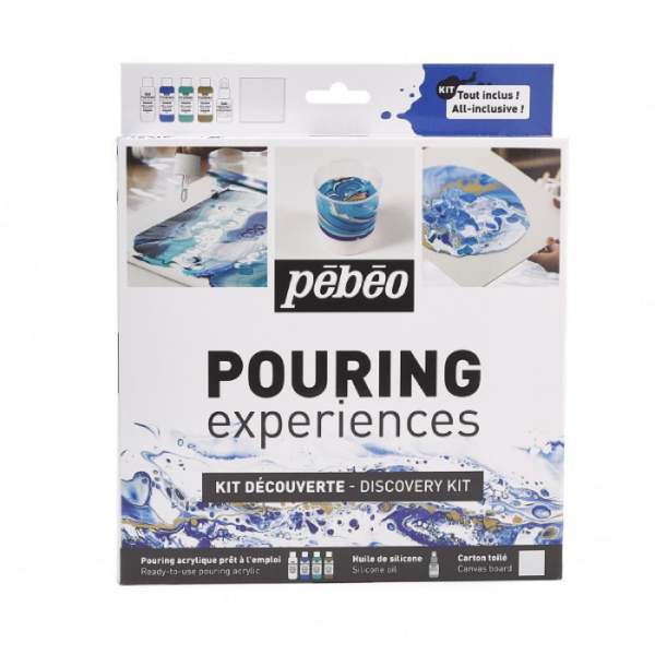 Kit De Découverte Pouring Pébéo 4*59ML chez librairie copie sousse