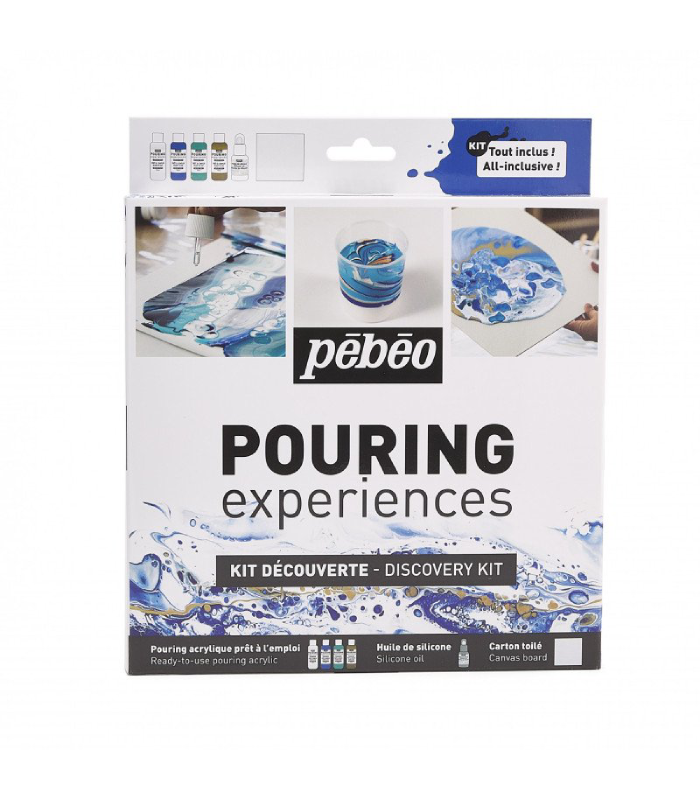 Kit De Découverte Pouring Pébéo 4*59ML chez librairie copie sousse