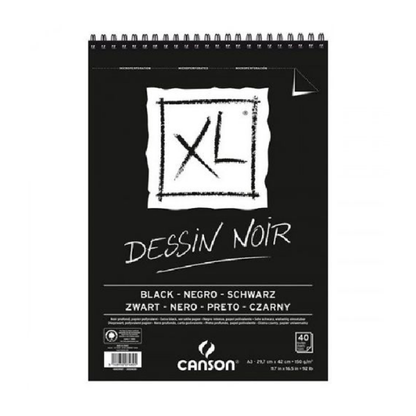 canson xl noir a3 chez librairie copie sousse