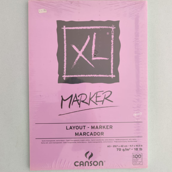 Canson XL Marker A3, 100 feuilles chez librairie copie sousse